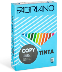 Hîrtie colorată A4 FABRIANO Tinta Cielo, 80 gr/m2, 500 foi, intensiv, albastru